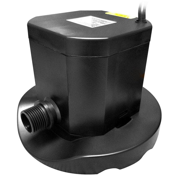 Pompe submersible avec arrêt automatique 1/3 HP – Débit 3 028 L/h – Vidange et drainage