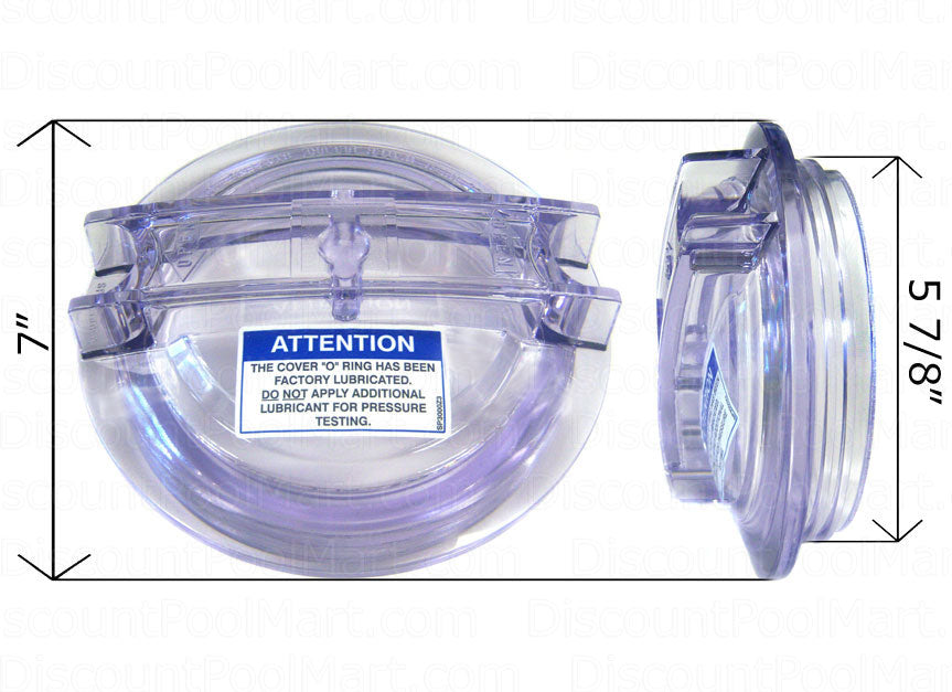 Couvercle de Pompe Hayward SPX3100D - Acrylique Transparent pour Super II Pump
