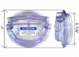Couvercle de Pompe Hayward SPX3100D - Acrylique Transparent pour Super II Pump