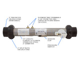 Spa Heater assembly 4 kw 240V