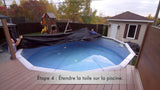 Système d’élastiques pour fermeture de piscine