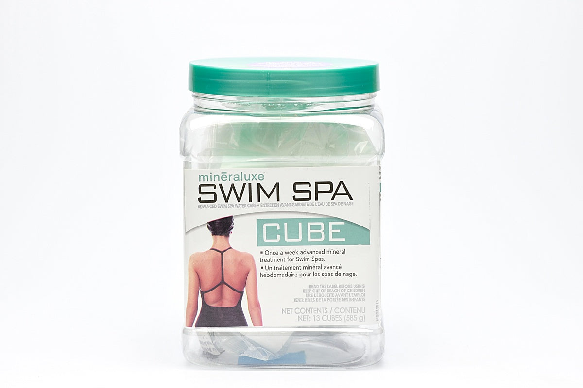 Minéraluxe Cube Swim Spa – Traitement Minéral Hebdomadaire pour Spa de Nage